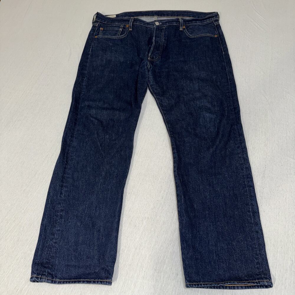 Levi's 501 Premium Regular Button Fly Straight Leg Denim Jeans Mens 38X30 EUC
